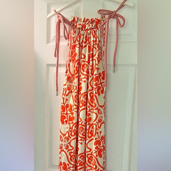 Rodebjer maxi dress unique beach runway Parisian fun eclectic medium nwt - Picture 6 of 9